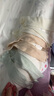 尼多熊婴儿长筒袜儿童袜子夏季薄款网眼棉袜过膝袜新生儿防蚊袜WZ-165 实拍图
