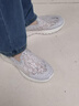 斯凯奇（Skechers）单鞋女鞋夏季蕾丝网面透气凉鞋软底健步鞋平底百搭休闲鞋896020 实拍图