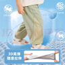 嘟嘟家宝宝防蚊裤夏季薄款儿童裤子童装洋气男童休闲裤女童夏装 麻灰色 实拍图