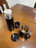 膳魔师（THERMOS）500ml保温杯商务办公带杯盖水杯男女士简约保冷杯 FEI-501 BK黑色 实拍图
