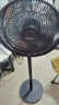 美的（Midea）【超级单品】七叶轻音立式电风扇家用柔风落地扇台式桌面小型风扇大风量节能摇头宿舍电扇 SAF30AB 实拍图