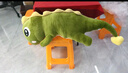 涵奕熊可爱恐龙毛绒玩具公仔抱枕床上睡觉夹腿布娃娃玩偶送女友圣诞礼物 绿色+黄色背鳍 1.2米 实拍图