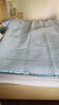 洁丽雅A类防水隔尿夹棉床垫防潮垫席梦思保护垫单人宿舍防滑褥子床垫子 丽莎-雾蓝【防水床垫款】 180*200【单床垫】 实拍图