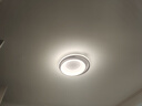 雷士（NVC） LED吸顶灯后现代温馨卧室灯餐厅灯北欧环宇三段调光圆形灯包安装 实拍图