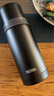 膳魔师（THERMOS）保温杯350ml商务办公带杯盖水杯男女士真空保冷杯FEI-351-BK 黑色 实拍图