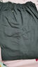 啄木鸟【100%纯棉】五分短裤夏男新款宽松中老年高腰深裆爸爸短裤 军绿+浅灰【两件装】 2XL 建议125-140斤 实拍图