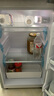 长城（GREAT WALL FRIDGE）家用迷你小冰箱小型冷冻冷藏保鲜宿舍出租房办公室节能省电双开门电冰箱 银色126L【一级能效 全国联保】 实拍图