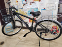 飞鸽（FG FLYING PIGEON）全轴承自行车城市通勤代步碟刹变速减震成人男女学生复古老式单车 黑色飞鸽专用变速 26寸 21速 实拍图