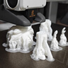 彩格3D打印耗材PLA+ 1.75mm适用拓竹 创想三维 爱乐酷 纵维立方 极光尔沃3d打印机绘画笔线材 白色 1kg 实拍图