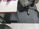 小棕熊（XIAOZONGXIONG） 小棕熊电脑椅地垫家用圆形防磨转椅脚垫电竞椅垫书房办公室椅垫 浅灰【方形】 70*120cm 实拍图