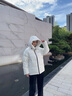 波司登（BOSIDENG）25年新款羽绒服90绒女短款连帽保暖防风修身加厚外套B250245112XS 糙白|8003-白噪清冷风 S 160/84A 【100斤-110斤】 实拍图