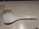 厚秀堂景德镇骨瓷碗碟盘套装家用组合新款陶瓷餐具中式简约饭碗面碗 6英寸高脚面碗（2个）百合花 实拍图