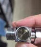 海立铜加厚三通活接头角阀龙头分水器一进二出上给水管四4分口三通28T 实拍图