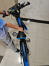 百士盾儿童自行车山地单车6-16岁以上学生减震双碟刹越野中小男女孩赛车 旗舰版7速【辐条轮】黑蓝色 18寸丨适身高115-135丨 实拍图