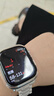 Apple/苹果 Watch Series 10 智能手表GPS款42毫米玫瑰金色铝金属表壳淡桃粉色运动型表带S/M MX1R3CH/B 实拍图