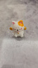 招财猫微景观摆件卡通可爱树脂工艺品汽车中控台摆件家居装饰礼品 扇子猫 实拍图