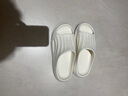 名创优品（MINISO）家居拖鞋男女情侣家用舒适浴室防滑防臭凉拖鞋夏 珍珠白  42-43 实拍图