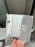 洁丽雅（Grace）毛巾家纺 经典条纹系列新疆棉洗脸强吸水面巾二条装 兰/棕 实拍图