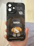 奶小鸭（NEYAA）适用苹果16plus手机壳 iphone16plus保护套镜头全包硅胶防摔超薄创意卡通简约软壳男女款 石墨黑 实拍图