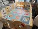 贝博氏babybox爬行垫EPE婴儿宝宝防摔爬爬垫儿童拼接泡沫地垫6片2CM加厚 实拍图