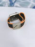 MSSM适用苹果手表表带apple watch s11/10/s9/se3/ultra3尼龙磁吸扣表带iwatch表带-黑配橙38/40/41/42 实拍图