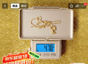 香山电子秤珠宝秤0.01g高精准克秤电子厨房秤分装茶叶珠宝称EHA17金色 实拍图