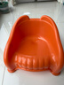 京东物流 儿童塑料小凳加厚家用椅子客厅座椅沙发换鞋凳洗澡凳 果粒橙-单只装 实拍图