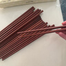 双枪红檀木筷子天然抗菌木筷 家用实木无漆无蜡筷子餐具套装10双 实拍图