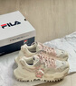 FILA FUSION 斐乐女鞋硬糖厚底休闲厚底老爹鞋运动鞋 【柯基】奶白/木灰-GB 36.5 实拍图