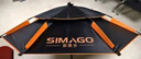 simago喜曼多钓鱼伞遮阳伞防暴雨防紫外线防晒防风万向钓伞 黑胶伞2.4米 实拍图