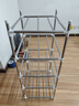 欧凡洛（OUFANLUO）不锈钢脸盆架子多层加厚四角架厨房落地盆架厕所置物架收纳整理架 五层常规款 实拍图