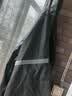 唯悠集雨衣一体式全身防暴雨套装成人男士长款风衣式雨衣骑手电动车雨披 黑色-3XL【身高176-180cm适用】 实拍图