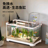 阔庭（KUOTING）负压缸鱼缸客厅桌面真空悬浮斗鱼缸创意造景生态鱼缸白色【大号】 实拍图
