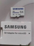 三星（SAMSUNG）64GB TF(MicroSD)存储卡 EVO白卡 U1 A1 V10 手机平板行车记录仪游戏机switch内存卡 读速160MB/s 实拍图