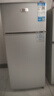 志高（CHIGO）小冰箱迷你小型家用冷藏冷冻两用宿舍出租房用双门办公室电冰箱节能省电 【一级能效】82L银色【两天约一度电】 实拍图