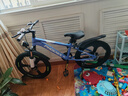 凤凰（Phoenix）儿童自行车6-12岁学生车中大童山地车男女单车脚踏车蓝色22寸 实拍图