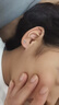米蔓（MIMORE）S925银云朵耳钉女养耳洞时尚潮流高级感气质耳饰防堵耳针睡觉免摘 实拍图