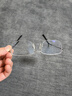 依视路（ESSILOR）眼镜片钻晶膜洁全视线GENS变色经典灰1.6非球防UV配镜片现片1片 实拍图