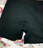 全棉时代女士安全裤防走光裤中腰抗菌三分打底裤女超薄凉感 黑色 M 实拍图