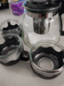 泡茶壶茶水分离大容量家用玻璃茶杯办公室茶具整套装 【1000mL茶壶+4个莲花杯】 实拍图