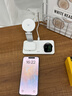 W&P适用苹果三合一无线充电器Qi2认证15w磁吸快充桌面支架底座iphone16手机耳机apple iwatch手表wp 晒单实拍图
