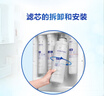 沁园（TRULIVA）沁园净水器滤芯第3级滤芯官方聚丙烯PP棉滤芯(QR-RF-502B)PP-10A-MK（1μm）单支滤芯 实拍图