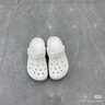 crocs卡骆驰洞洞鞋贝雅卡骆班轻便耐磨一脚蹬休闲鞋|205089 冬日白/彩色-1LI 37 /38(230mm) 实拍图