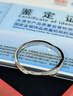 中国黄金（CHINA GOLD）S999足银莫比乌斯戒指男女银指环新款情侣对戒生日礼物送老婆爱人 京速达—莫比乌斯戒指【一对】 实拍图