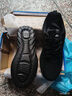 回力官方 男鞋秋冬季软底运动鞋男黑色厚网跑步鞋子男百搭透气休闲鞋 全黑/0333【厚网主推】 40 实拍图