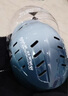 蓝极星超轻骑士头盔电动摩托车透气头盔夏季男女头盔轻便半盔夏日清凉盔新国标3C认证A类 远山黛L【中头围56-62cm】 标配透明短镜 实拍图
