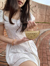 云态度2025新款女包高级感小众设计mini小福包头层牛皮斜挎小包包 小麦黄 实拍图