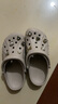 卡骆驰crocs洞洞鞋贝雅男鞋女鞋轻便耐磨一脚蹬拖鞋休闲鞋|10126 卵石色-2V3 37 /38(230mm) 实拍图