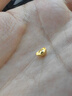 天鑫洋黄金/足金999.9 小金元宝投资金 约1克（带瓶子） 实拍图