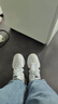 Onitsuka Tiger鬼塚虎RUNSPARK秋冬男女情侣款时尚休闲鞋小白鞋 白色/黑色 38 实拍图